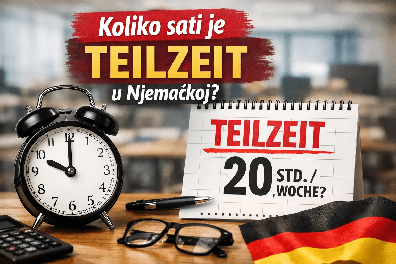 Koliko sati je TEILZEIT u Njemačkoj